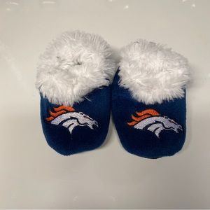 Broncos infant booties